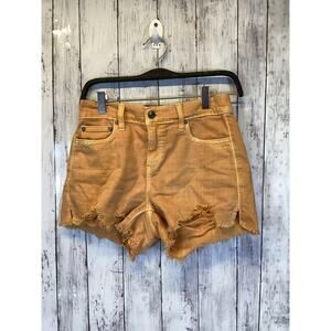 Aerie Women's Rust Orange Distressed Cut Off Jean Shorts Size XS